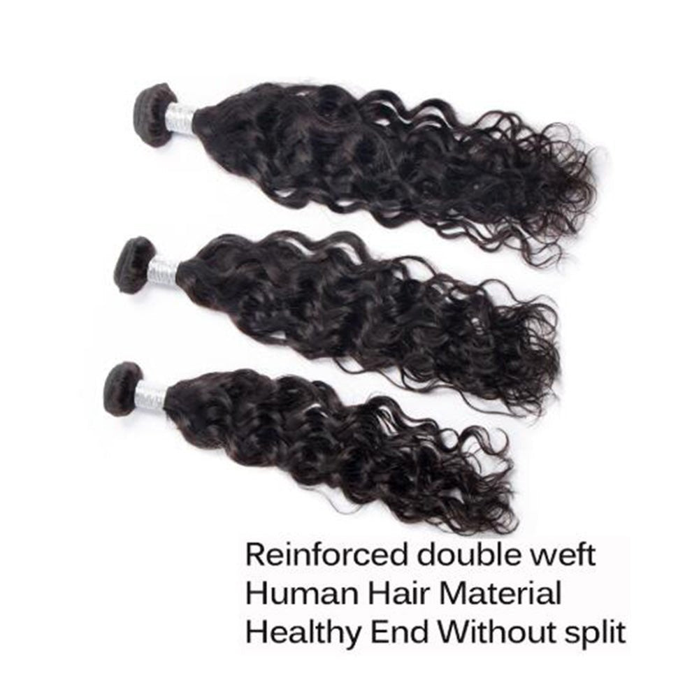 Malaysian Water Wave Human Hair 4 Bundles Remy Hair Extensions - Perismoda Hair