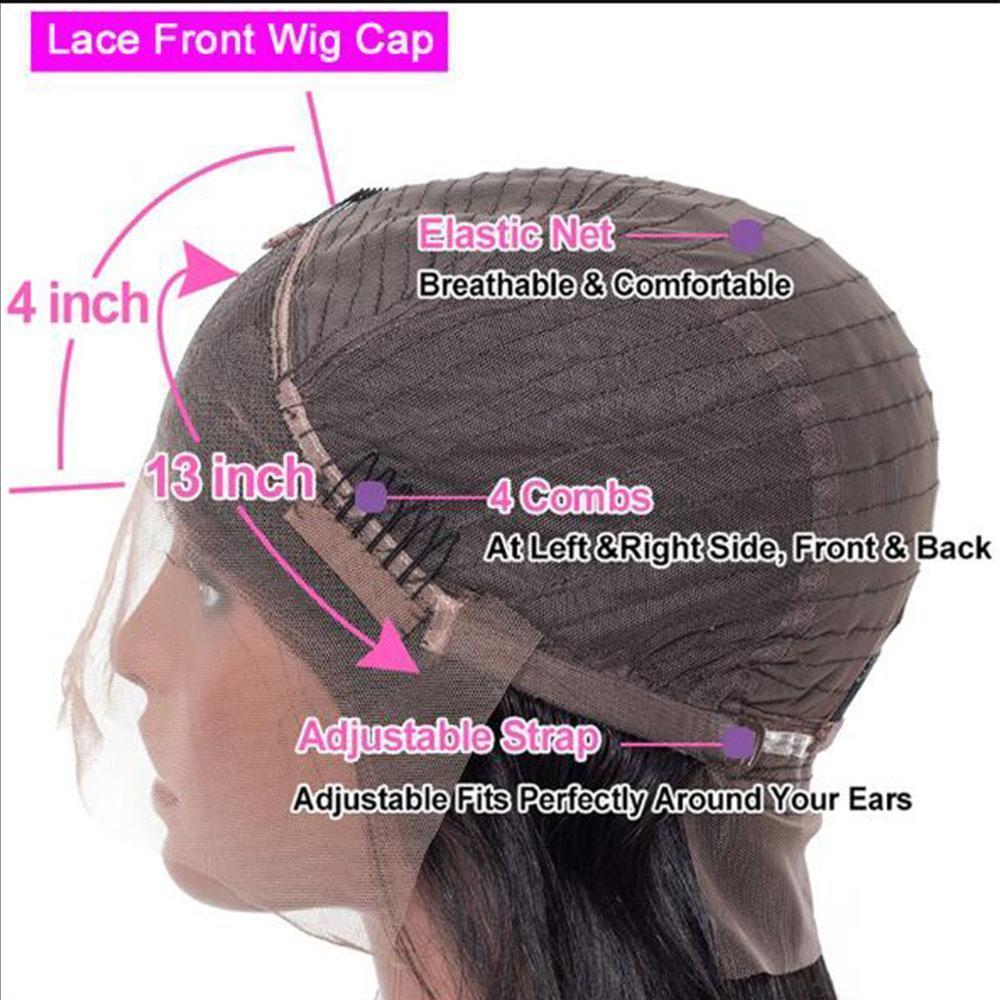 Perismoda 13x4 Lace Frontal Wigs Human Hair Straight Hair HD Transparent Lace Front Wigs for Women