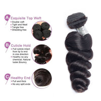 Peruvian Loose Wave 4 Bundles/pack Virgin Hair Extension - Perismoda Hair