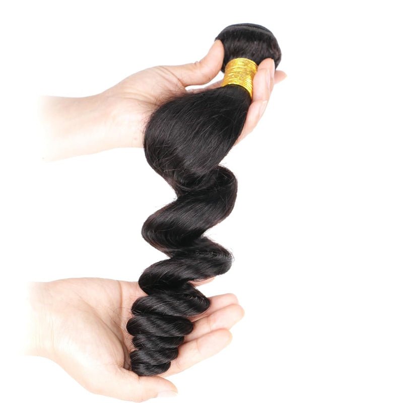 Peruvian Loose Wave Hair Extension 1 Bundle Natural Color - Perismoda Hair