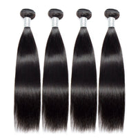 Peruvian Straight 4 Hair bundles 100% Virgin Human Hair - Perismoda Hair