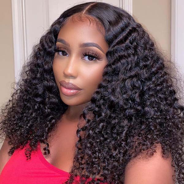Peruvian Virgin Hair Curly Wave 4 Bundles With 4x4 Lace Closure - Perismoda Hair