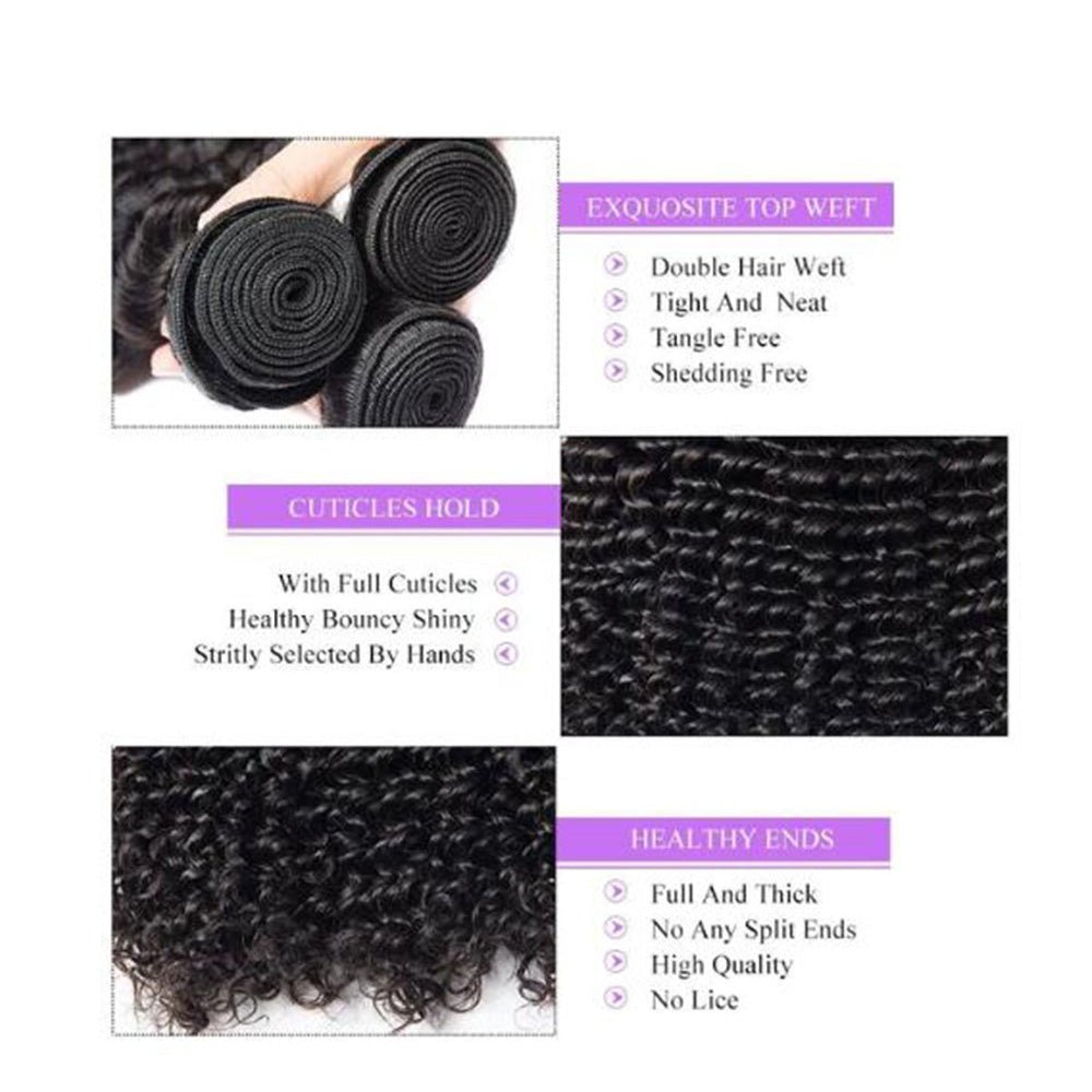 Peruvian Virgin Human Hair Deep Wave 3 Bundles - Perismoda Hair