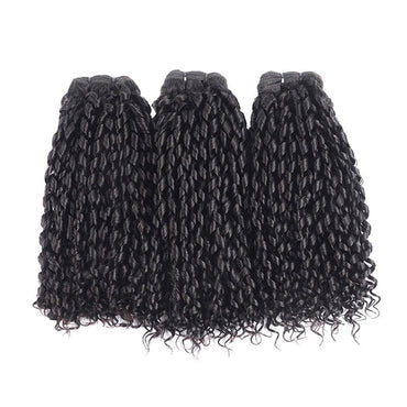Pixie Curly 3 Bundles with 4x4 Lace Closure Indian Hair - Perismoda Hair