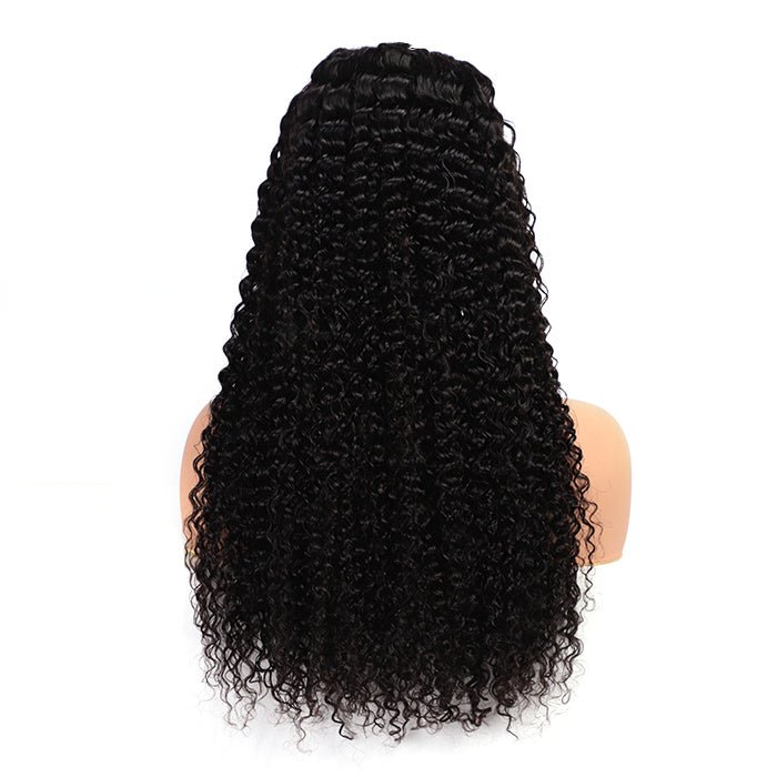 Pre Braided Curly Wig 13x6 Full HD Lace Frontal Wigs With Pre Bleached Knots - Perismoda Hair
