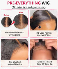 Perismoda Trendy Layered Cut Butterfly Haircut Pre-plucked 5x5/7x5 Closure Glueless Lace Wig 100% Human Hair