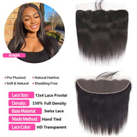 Perismoda 13x4 Ear to Ear HD Lace Frontal Straight Hair Lace Frontal Closure With Baby Hair