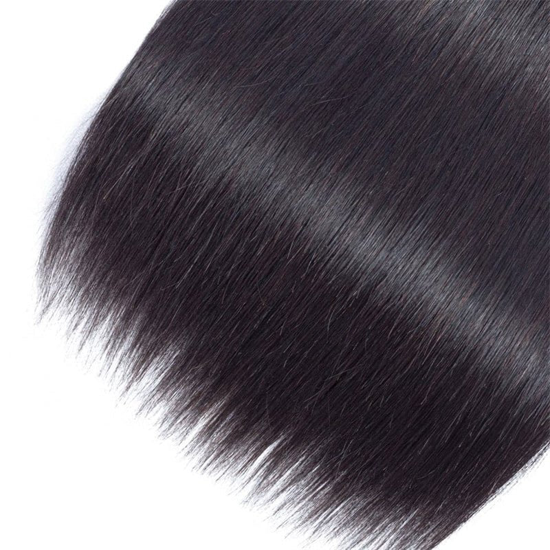 Straight Hair 4 Bundles with 4x4 Lace Closure 100% Human Hair - Perismoda Hair