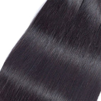 Straight Hair 4 Bundles with 4x4 Lace Closure 100% Human Hair - Perismoda Hair