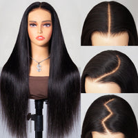Perismoda 13x4 Lace Front Wigs Brazilian Straight Human Hair 180% Hair Density For Black Women