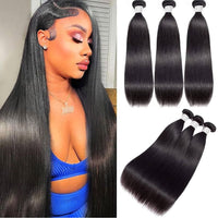 Straight Human Hair Bundles Remy Indian Hair Weave Bundles - Perismoda Hair