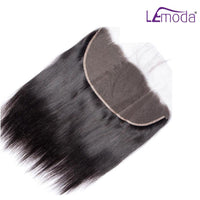 Straight Human Hair Bundles With Frontal Transparent 13x4 Lace Closure 12A Grade Hair - Perismoda Hair