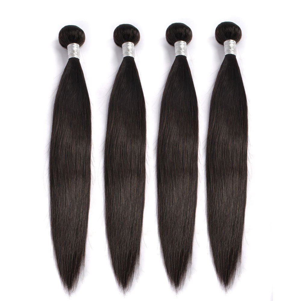 Unprocessed Human Virgin Hair Indian Straight Hair Extension 4 Bundles - Perismoda Hair