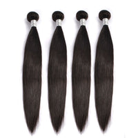 Unprocessed Human Virgin Hair Indian Straight Hair Extension 4 Bundles - Perismoda Hair