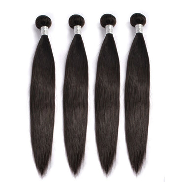 Unprocessed Human Virgin Hair Indian Straight Hair Extension 4 Bundles - Perismoda Hair