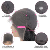 Virgin Human Hair Loose Deep Wave Wig 13x6 Lace Frontal Transparent Melt Lace Wig 12A - Perismoda Hair