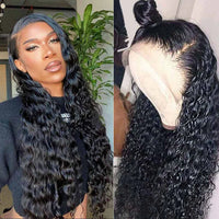Perismoda Water Wave 13x4 Lace Front Wigs Pre Plucked Baby Hair 180% Density