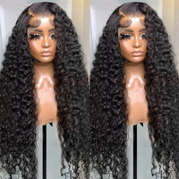 Perismoda 300% Density Water Wave Transparent Lace Front Wigs Virgin Human Hair 13x4 Frontal Lace Wig For Women