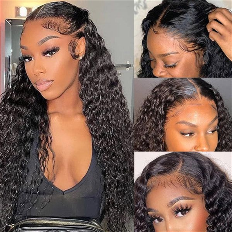 Fast Delivery Real HD Lace Perismoda 13x6 Lace Frontal Wig Water Wave Natural Hairline Virgin Human Hair Wigs