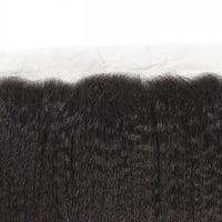 Perismoda 13x4 Lace Frontal Closure Kinky Straight Ear to Ear HD Lace Frontal Pre Plucked Closure